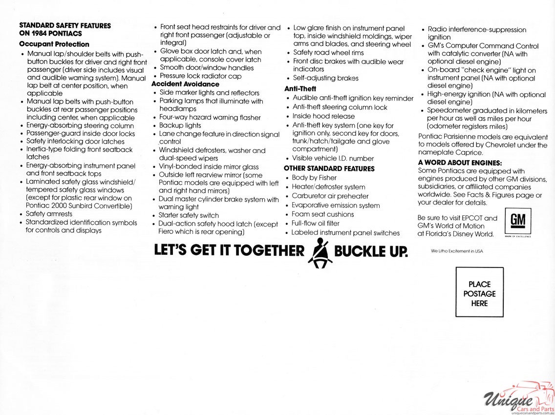 1984 Pontiac Full-Line Brochure Page 10